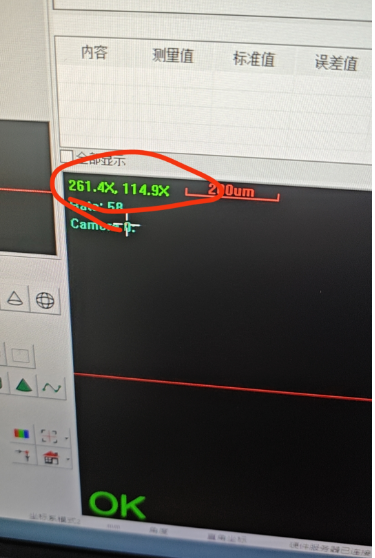 二次元影像测量仪4X是多少倍？