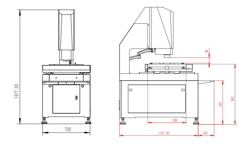 非接触式三次元影像测量仪